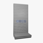 Wandstelling slatwall achterwand