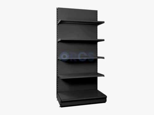 Wandstelling-RAL-9005-4;3 Wandstelling - RAL9005 - Zwart (210 x 66,5 x 47) - Afbeelding 1