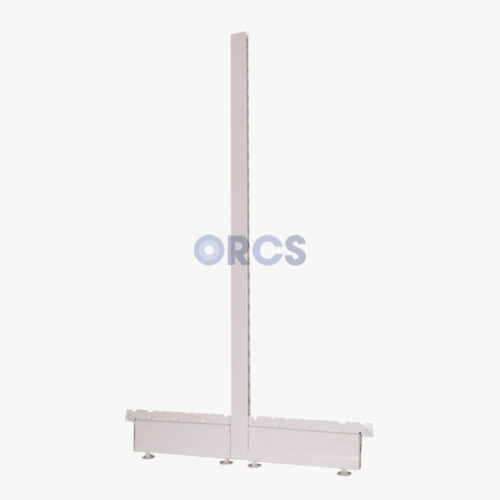 Eindregel voor gondola / middenstelling - RAL9001 (140 x 37)