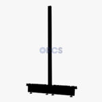 Eindregel voor gondola / middenstelling - RAL9005 (1400 x 300)