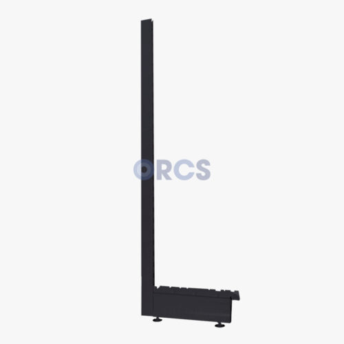 winkelinrichting-product-eindregel-enkel-7015 Eindregel voor wandstelling en kopstelling - RAL7015 (240 x 57) - Afbeelding 1