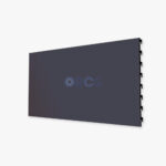 Gladde GL achterwand - RAL7015