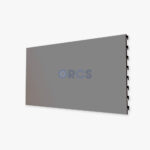 Gladde GL achterwand - RAL9006