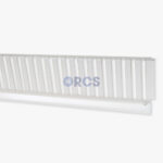 Metalen verdeellijst achterrand 1000mm - RAL9001