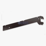 00 - Tweehaaks drager voor winkelstelling - RAL7016 (B-Keuze)