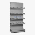 winkelinrichting winkelstelling wandstelling metalen vakindeling 9006