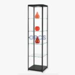 rcs winkelstellingen vitrine rcs h500 zwart met LED verlichting