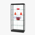 rcs winkelstellingen vitrine H1000 met LED verlichting zwart
