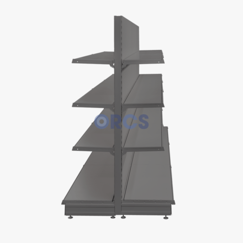 Complete gondolastelling legborden RAL7015  3 meter Complete gondolastelling legborden RAL7015 3 meter