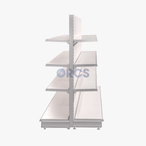 Complete gondolastelling legborden RAL9001-2 meter