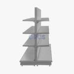 Complete gondolastelling legborden RAL9006-2 meter