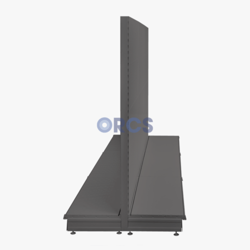 Complete gondolastelling perfo RAL7015-3 meter Complete gondolastelling perfo RAL7015-3 meter