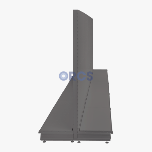 Complete gondolastelling perfo RAL7015-5 meter Complete gondolastelling perfo RAL7015-5 meter