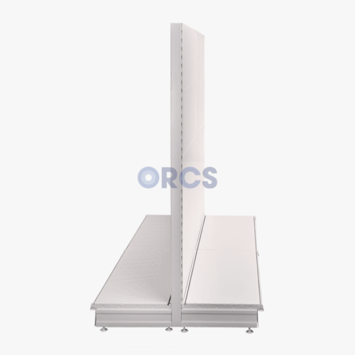 Complete gondolastelling perfo RAL9001-2 meter Complete gondolastelling perfo RAL9001-2 meter
