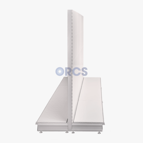 Complete gondolastelling perfo RAL9001-3 meter Complete gondolastelling perfo RAL9001-3 meter