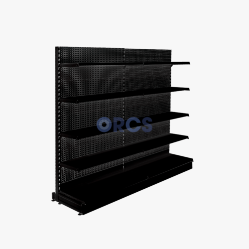 Complete wandstelling legborden RAL9005-2 meter Complete wandstelling legborden RAL9005-2 meter