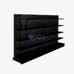 Complete wandstelling legborden RAL9005 3 meter