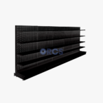 Complete wandstelling legborden RAL9005-5 meter