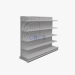 Complete wandstelling legborden RAL9006-2 meter