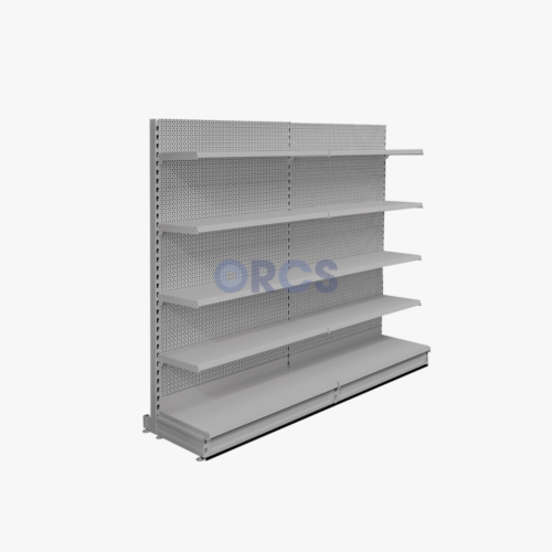 Complete wandstelling legborden RAL9006-2 meter Complete wandstelling legborden RAL9006-2 meter