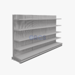 Complete wandstelling legborden RAL9006 3 meter