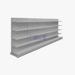 Complete wandstelling legborden RAL9006-5 meter