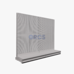 Complete wandstelling perfo RAL9006-2 meter