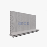 Complete wandstelling perfo RAL9006-3 meter