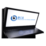 Schuine koof met ledverlichting 230v - RAL9005 - 100cm x  42,5cm